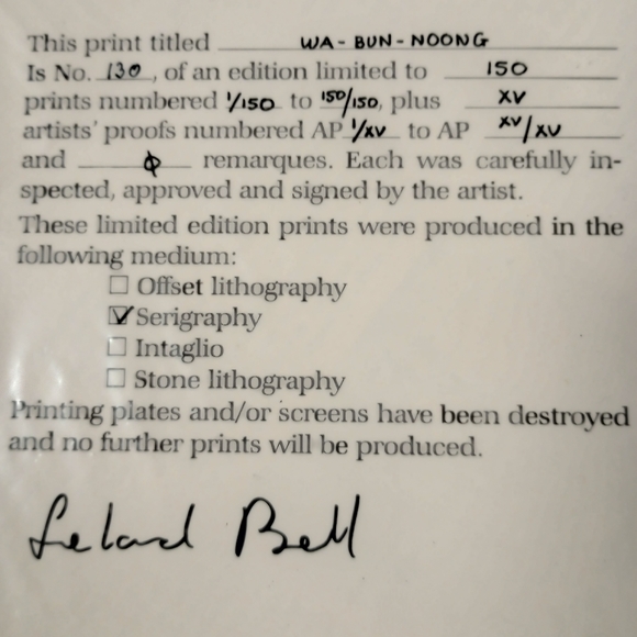 3 limited edition serigraphs, signed, numbered, & unframed. - Picture 4 of 6